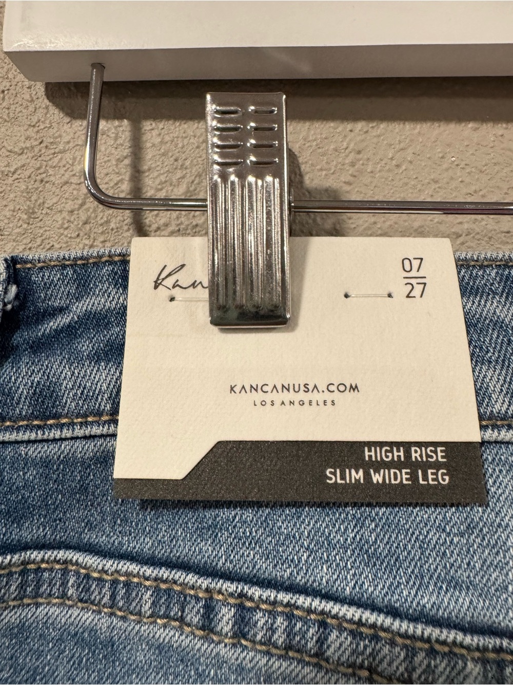 NWT Kancan High Rise Slim Straight Jeans - Picture 8 of 12